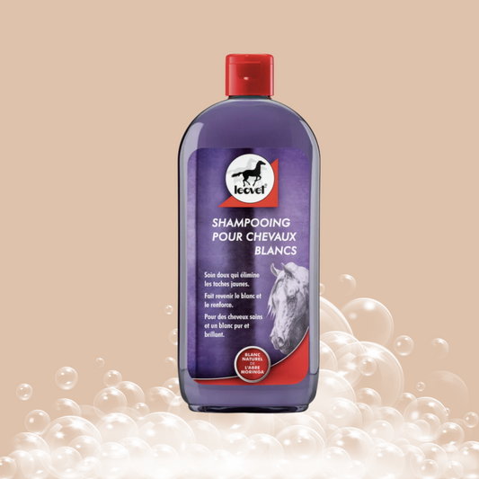 Leovet - Shampoing pour chevaux gris et blancs