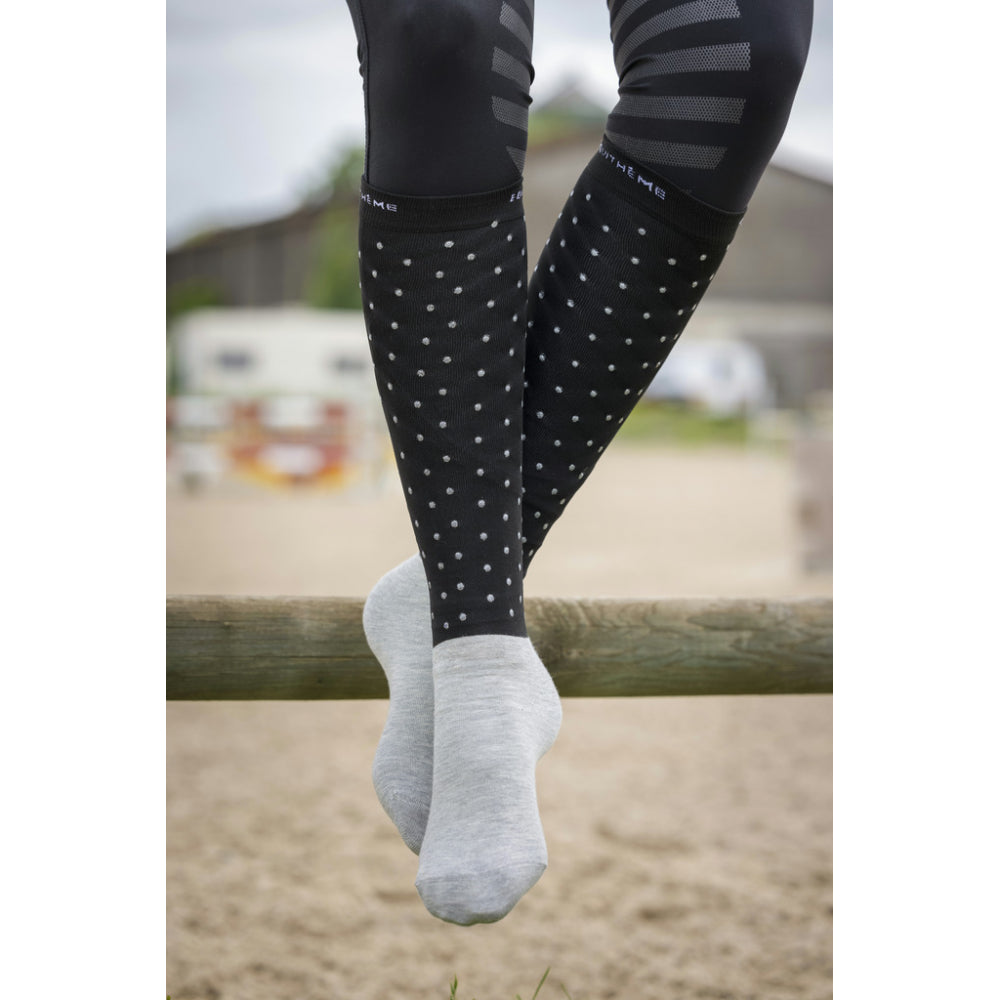 EQUITHÈME - Chaussettes Dotgrip