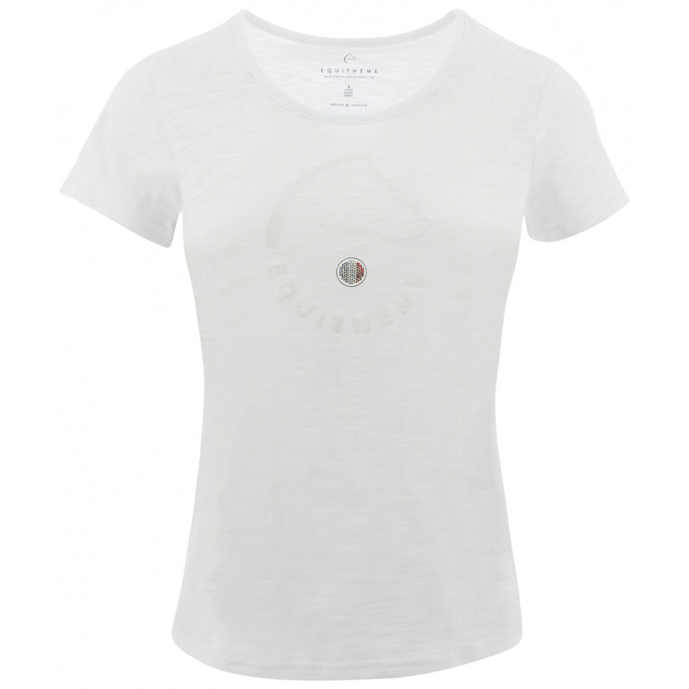 EQUITHÈME - T-shirt Claire Blanc