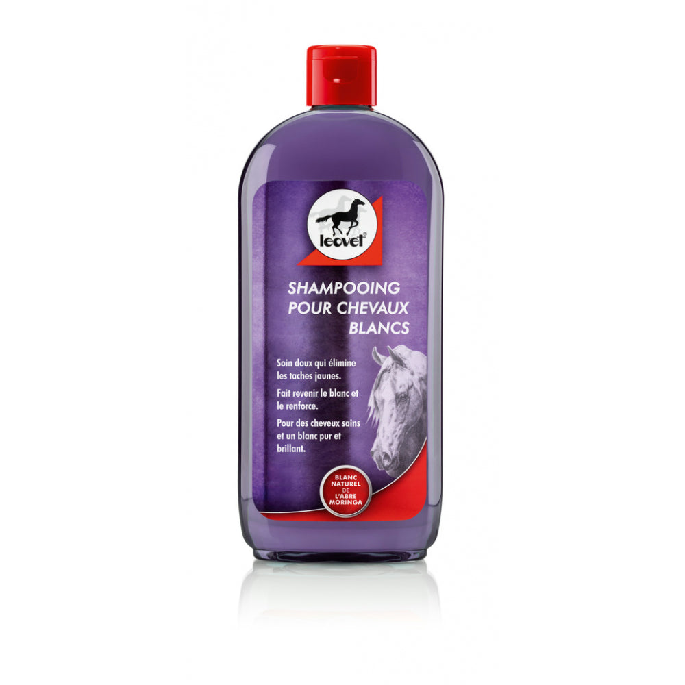 Leovet - Shampoing pour chevaux gris et blancs